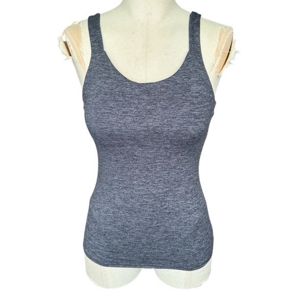 Alo Alosoft Complete Tank - Dark Heather Grey Small - Picture 4 of 11